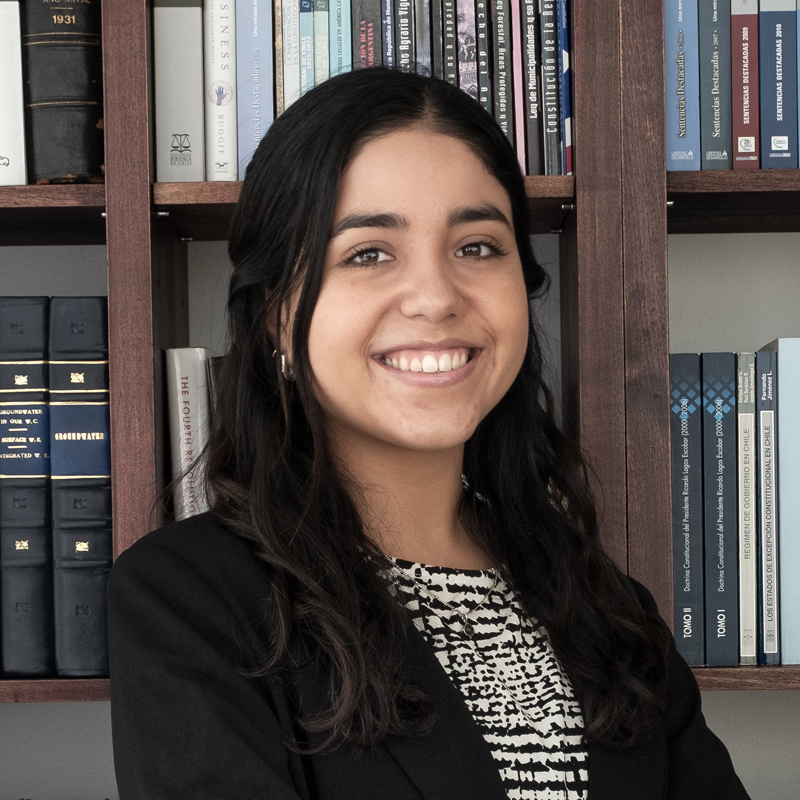 Bernardita Zúñiga, estudiante de 5° año de Derecho PUC.